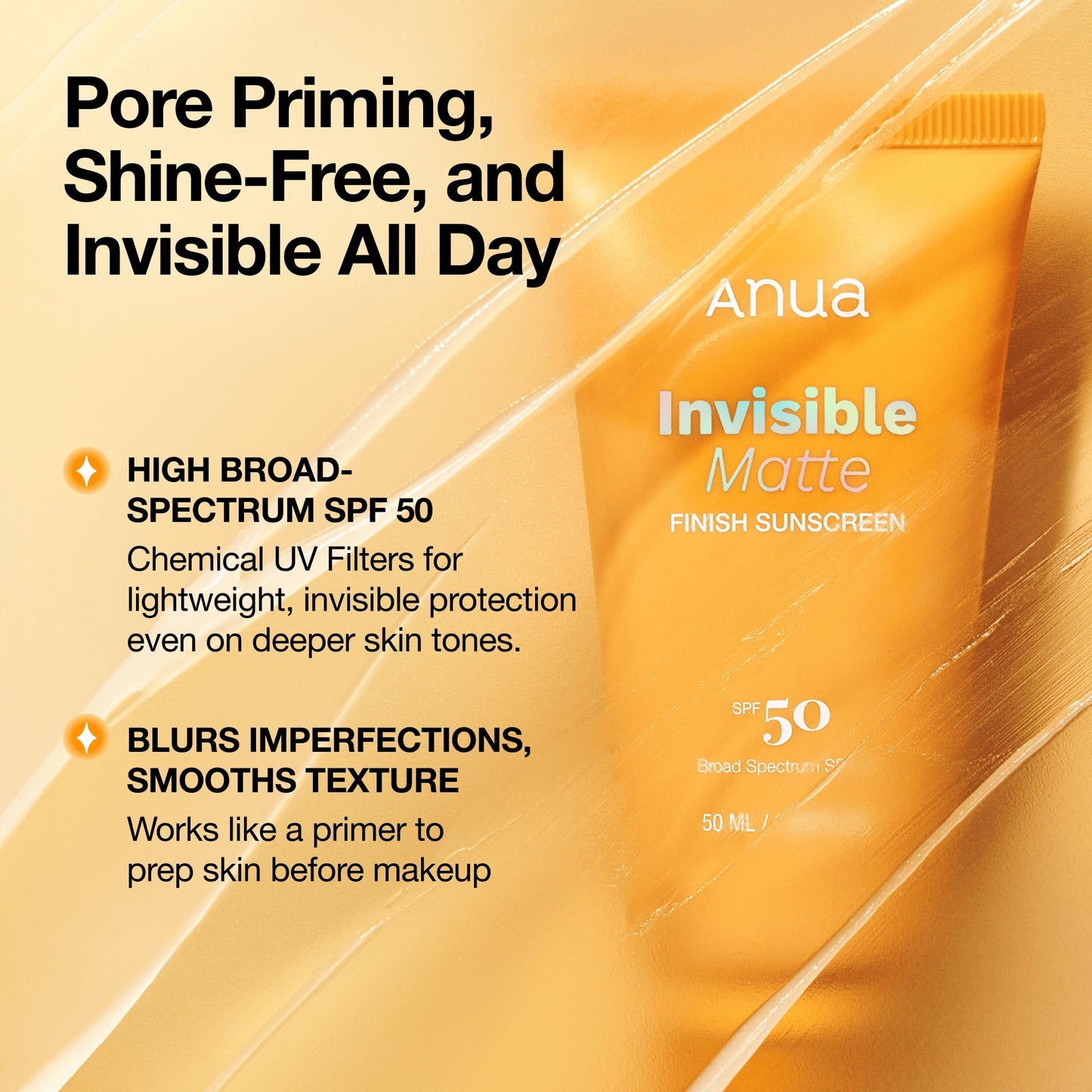 Invisible Matte Finish Sunscreen