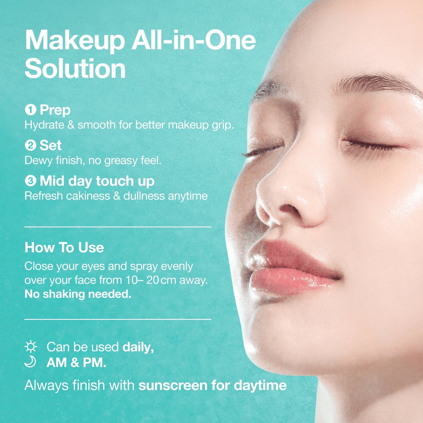 PDRN Collagen Glow Facial Serum Spray Mini