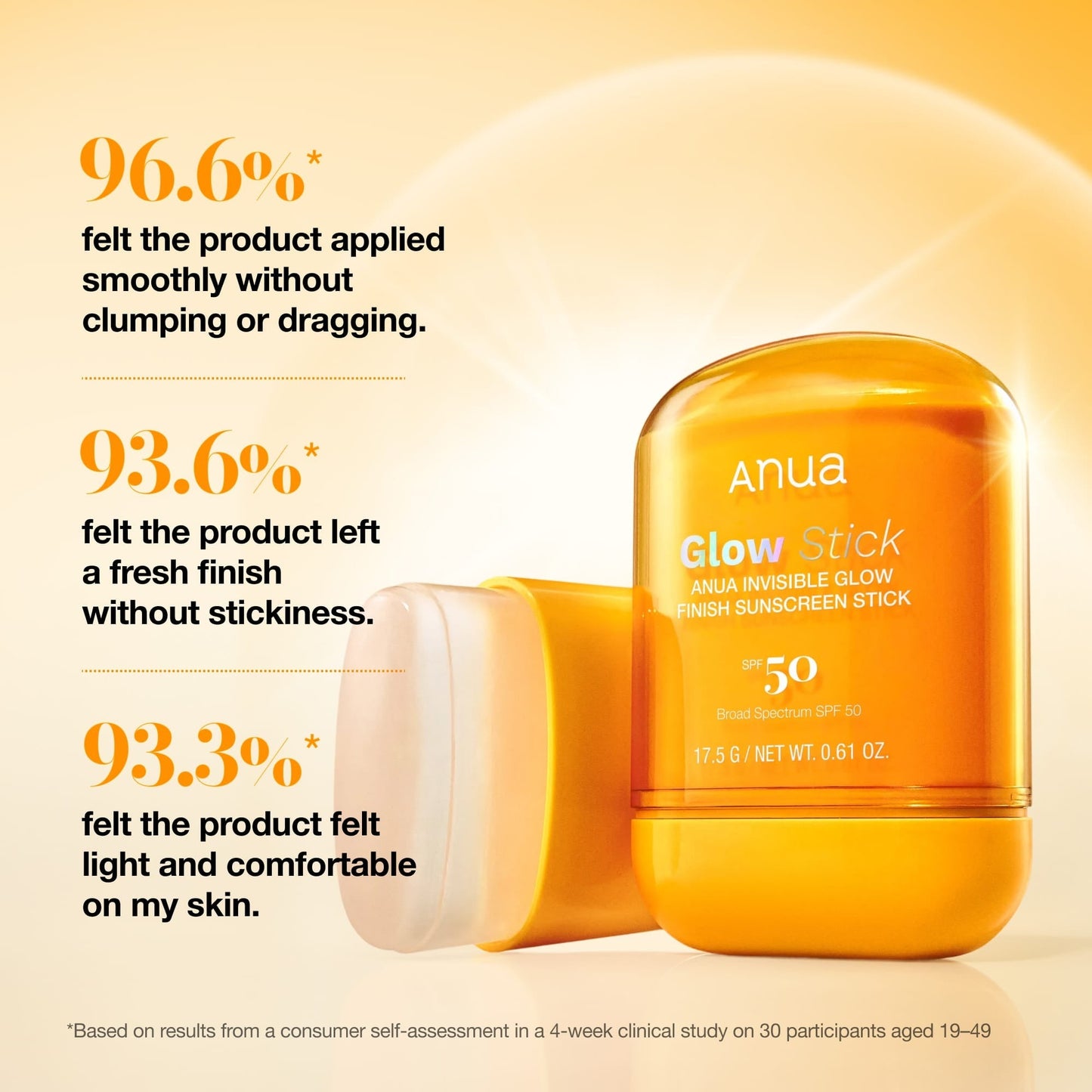 Invisible Glow Finish Sunstick