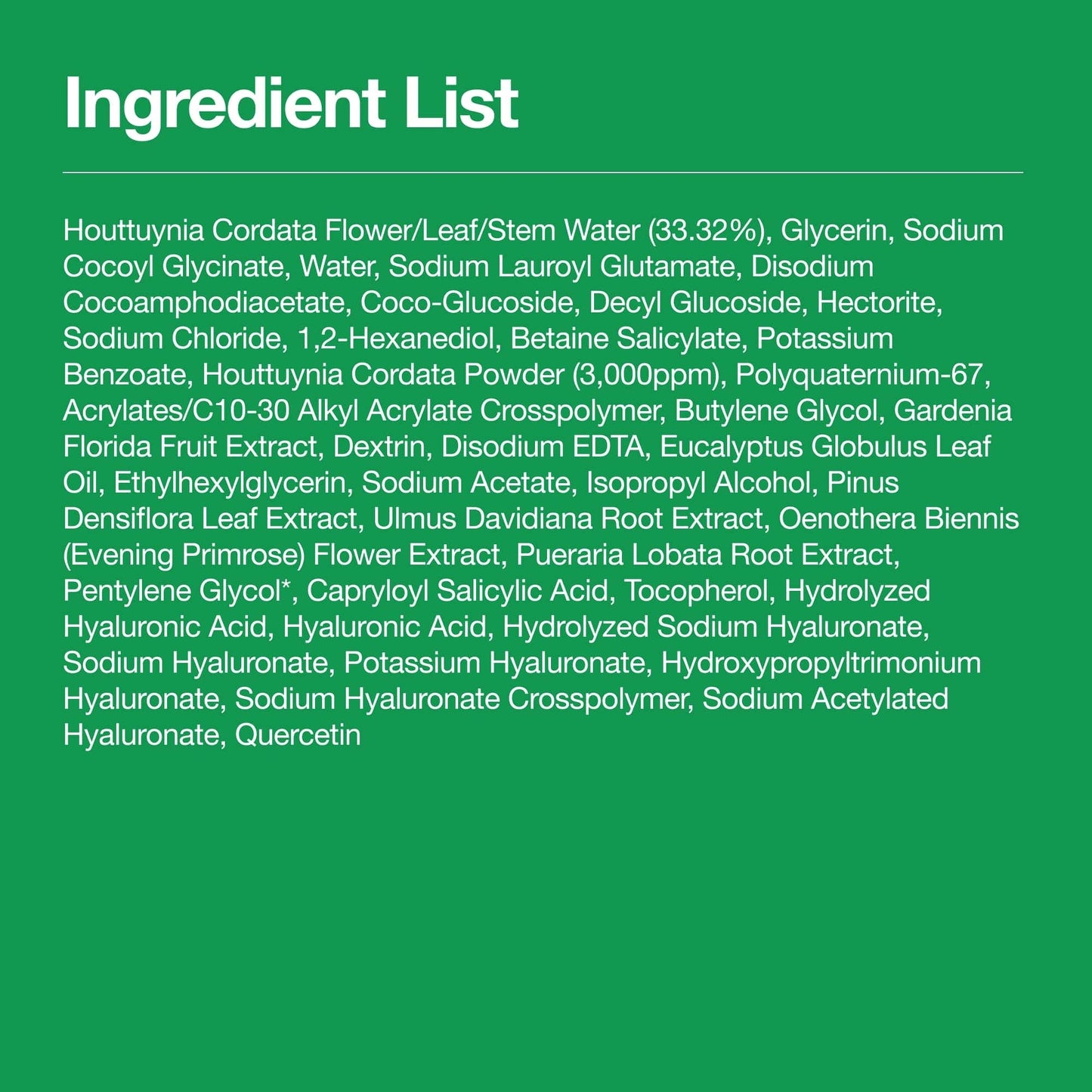 Heartleaf Quercetinol Pore Deep Cleansing Foam
