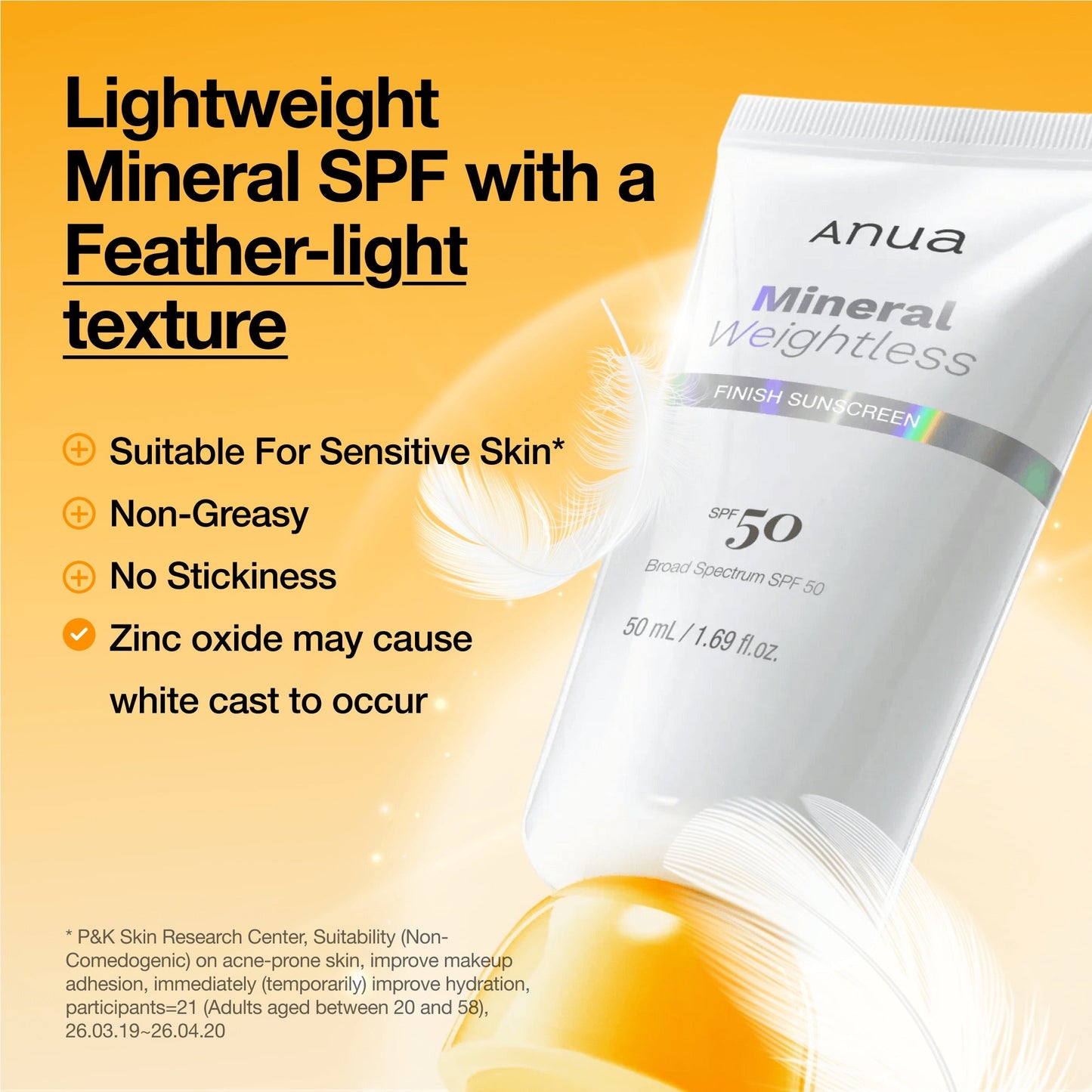 Mineral Weightless Finish Sunscreen