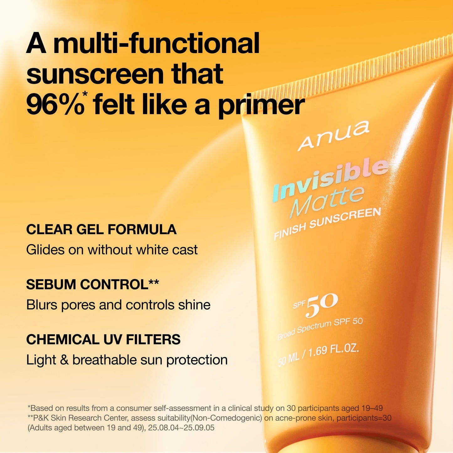 Invisible Matte Finish Sunscreen