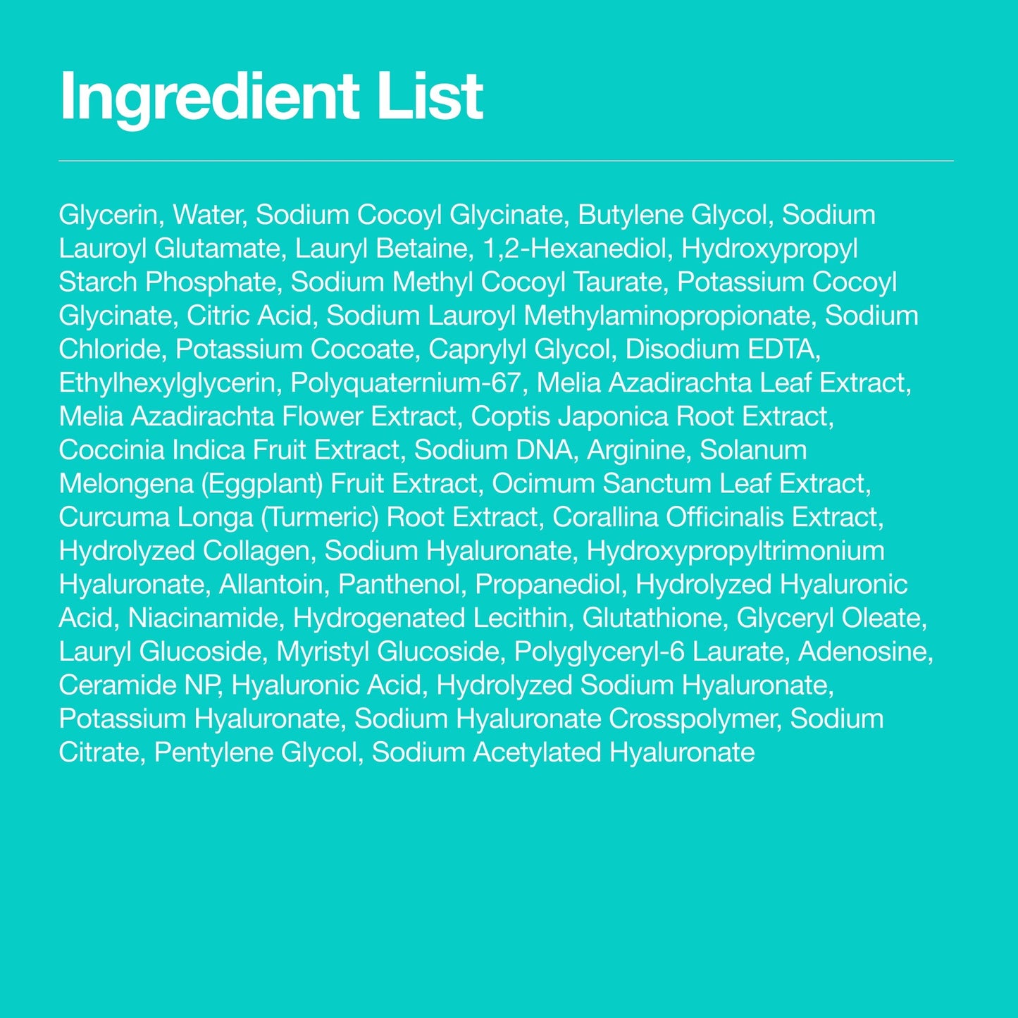 PDRN Hyaluronic Acid Moisturizing Cleansing Foam