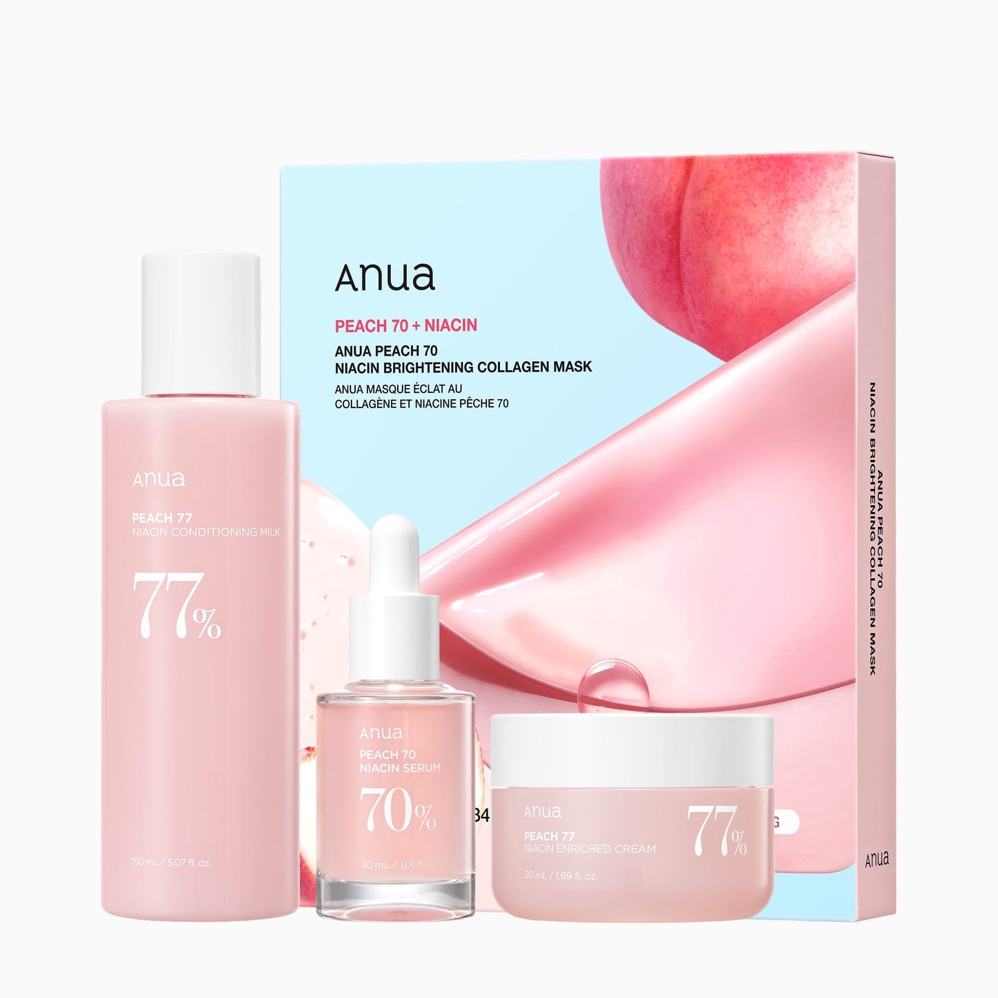 Peach Brightening Set
