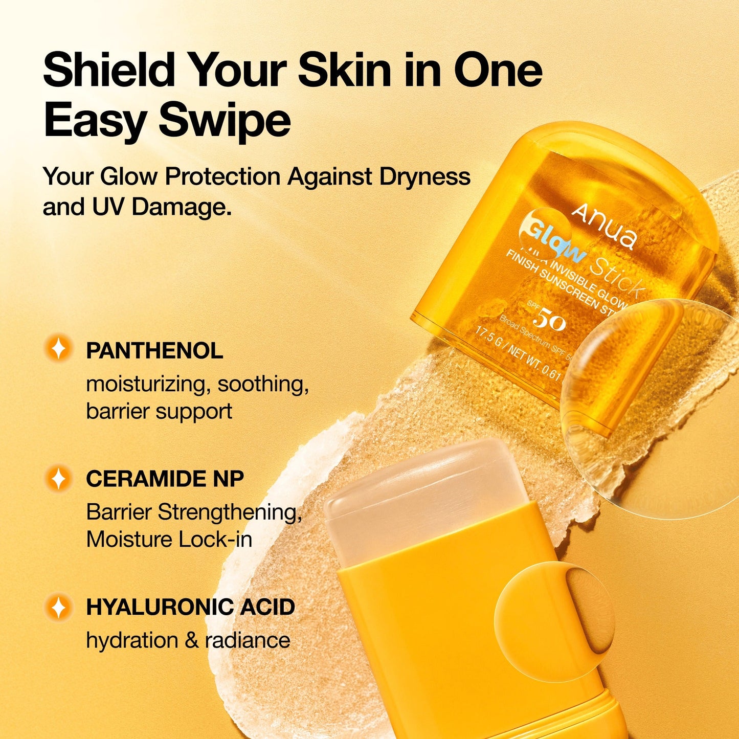 Invisible Glow Finish Sunstick